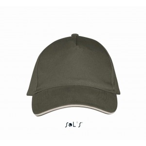 Sols Long Beach 5 paneles sapka, Army/Beige, U