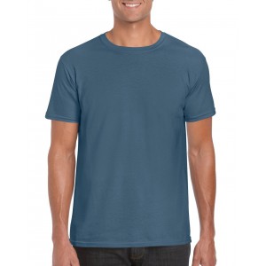 Gildan SoftStyle frfi pl, Indigo Blue (T-shirt, pl, 90-100% pamut)