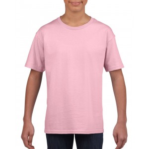 Gildan SoftStyle gyerekpl, Light Pink (T-shirt, pl, 90-100% pamut)