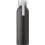 Alumnium palack, 650 ml, fekete/fehr