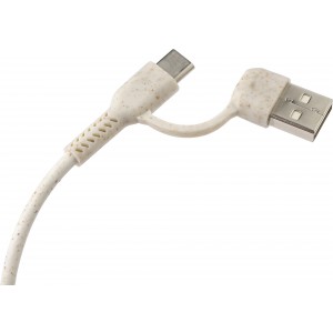 Alumnium s papr USB eloszt, barna (vezetk, eloszt, adapter, kbel)