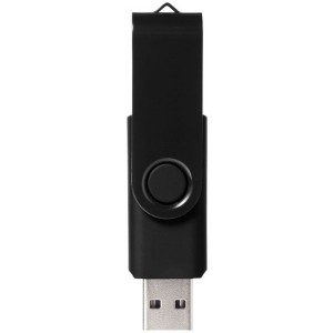 Rotate Metalic pendrive, fekete, 4GB (raktri) (pendrive)