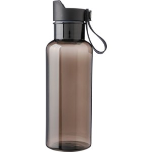 RPET palack, 600 ml, fekete (sportkulacs)